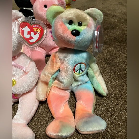 Lot of 10 TY Beanie Babies bears. Pet free and smoke free home. Been in storage - Picture 9 of 12